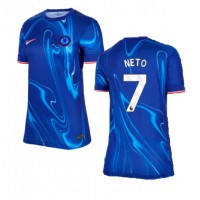 Chelsea Pedro Neto #7 Domaci Dres za Ženska 2024-25 Kratak Rukav